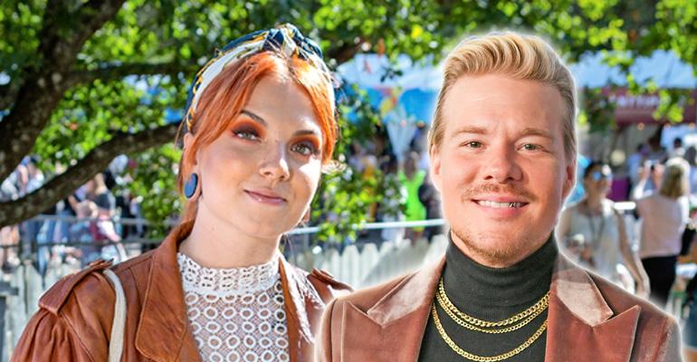 Veronica Verho ja VilleGalle olivat ravintolassa.