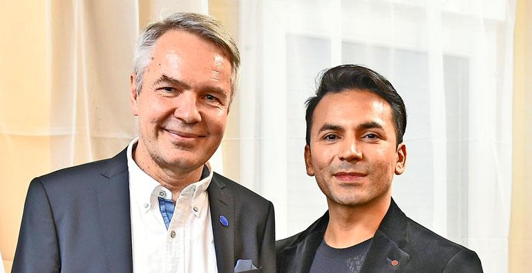 Antonio Flores ja Pekka Haavisto