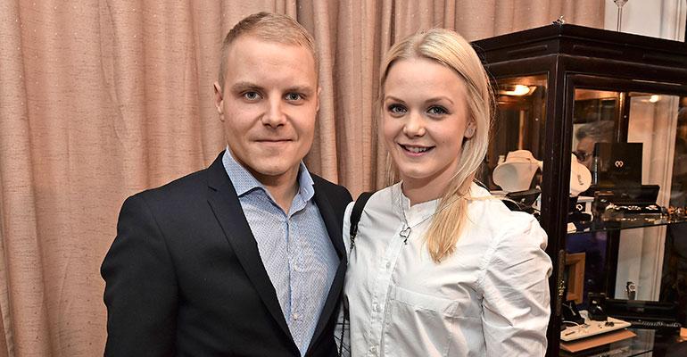 Valtteri ja Emilia Bottas