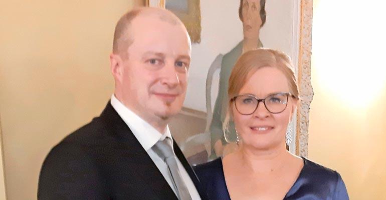 Erkki Räsänen ja Hanna Huttunen