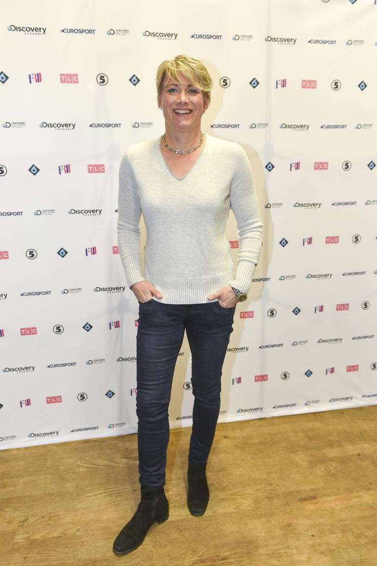 Heli Rantanen kuvattuna Mertaranta ja legendat -mediatilaisuudessa.