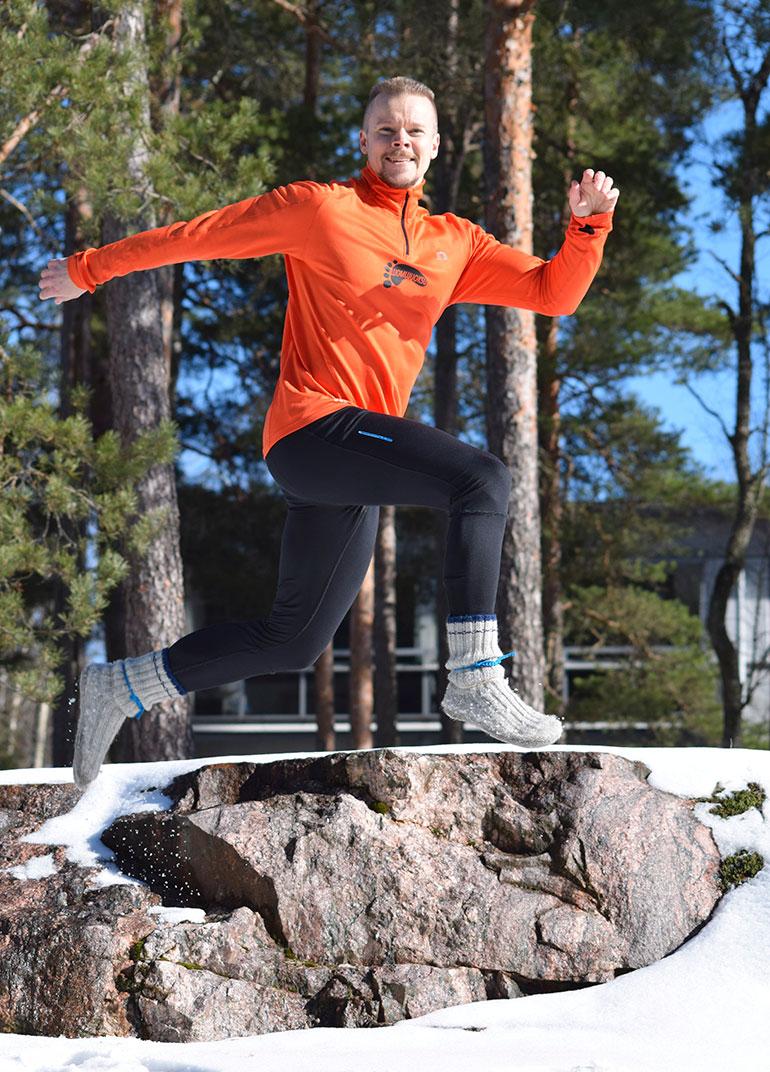 Pekka Parviainen lenkillä