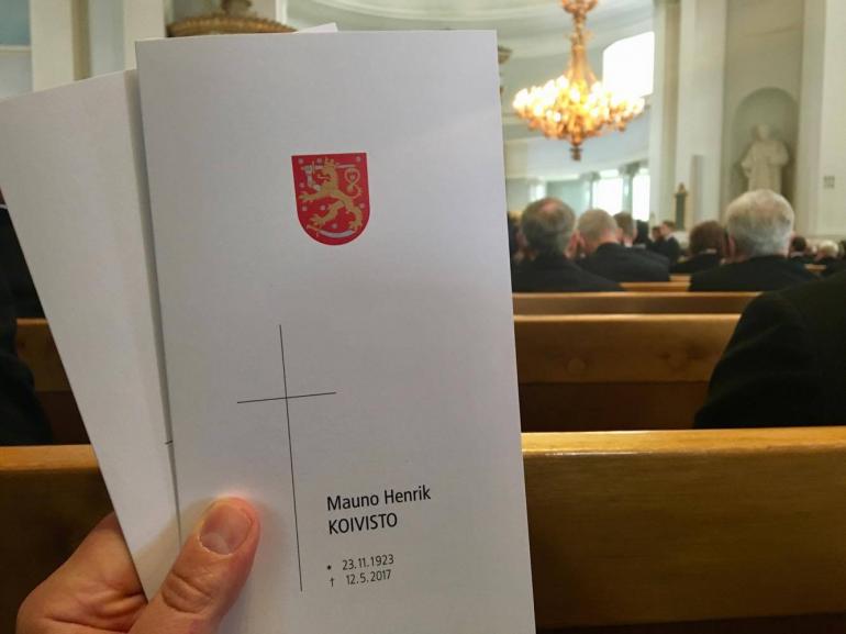 Mauno Koivisto hautajaiset ohjelma moka