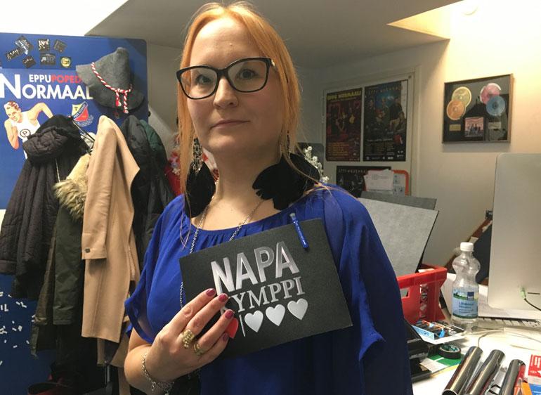 Neiti X:n, oululaisen Heidin silmälasit menivät huuruun kuvausten tiimellyksessä.