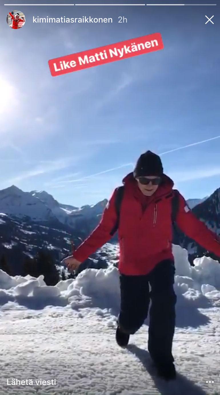 Kimi Räikkönen Matti Nykäsenä