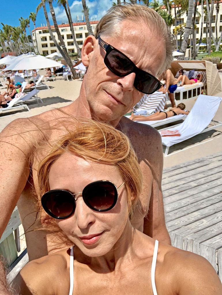 Floridassa kaksikko kulutti päivisin kaloreita liikunnalla, ja iltaisin nautittiin yhdessäolosta sekä syötiin hyvin.