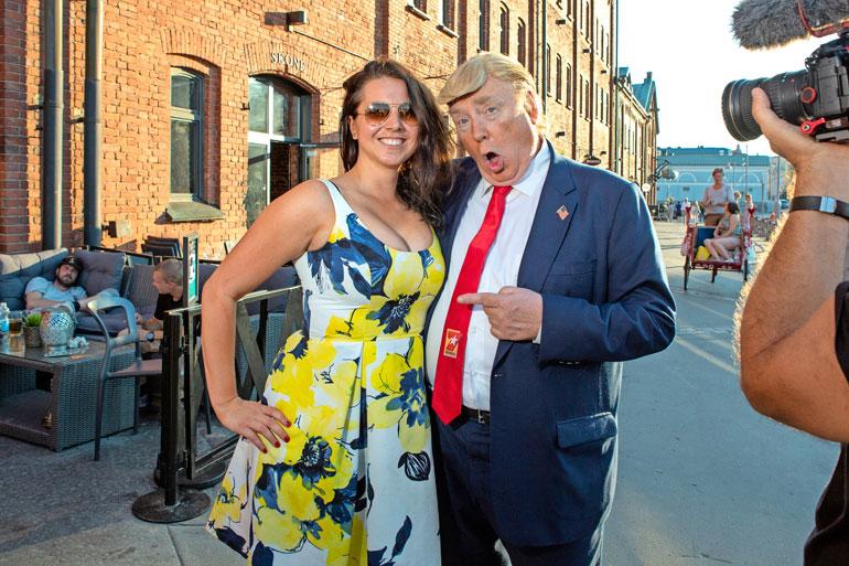 Presidentti Trumpilla on tunnetusti hyvä maku naisten suhteen, niin myös kaksoisolennolla.