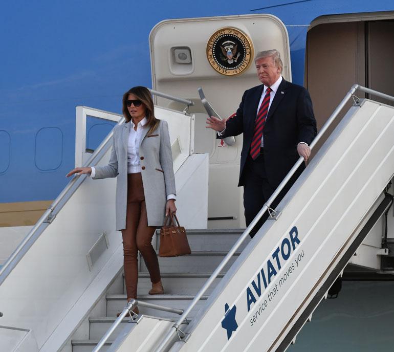 Melania ja Donald Trump