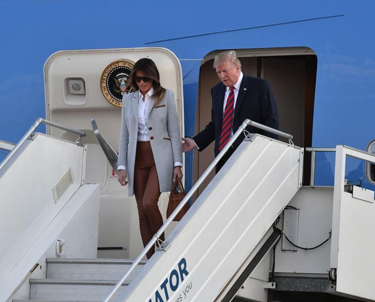 Melania ja Donald Trump