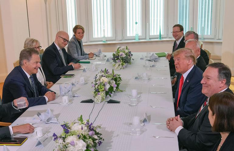 Sauli Niinistö ja Donald Trump