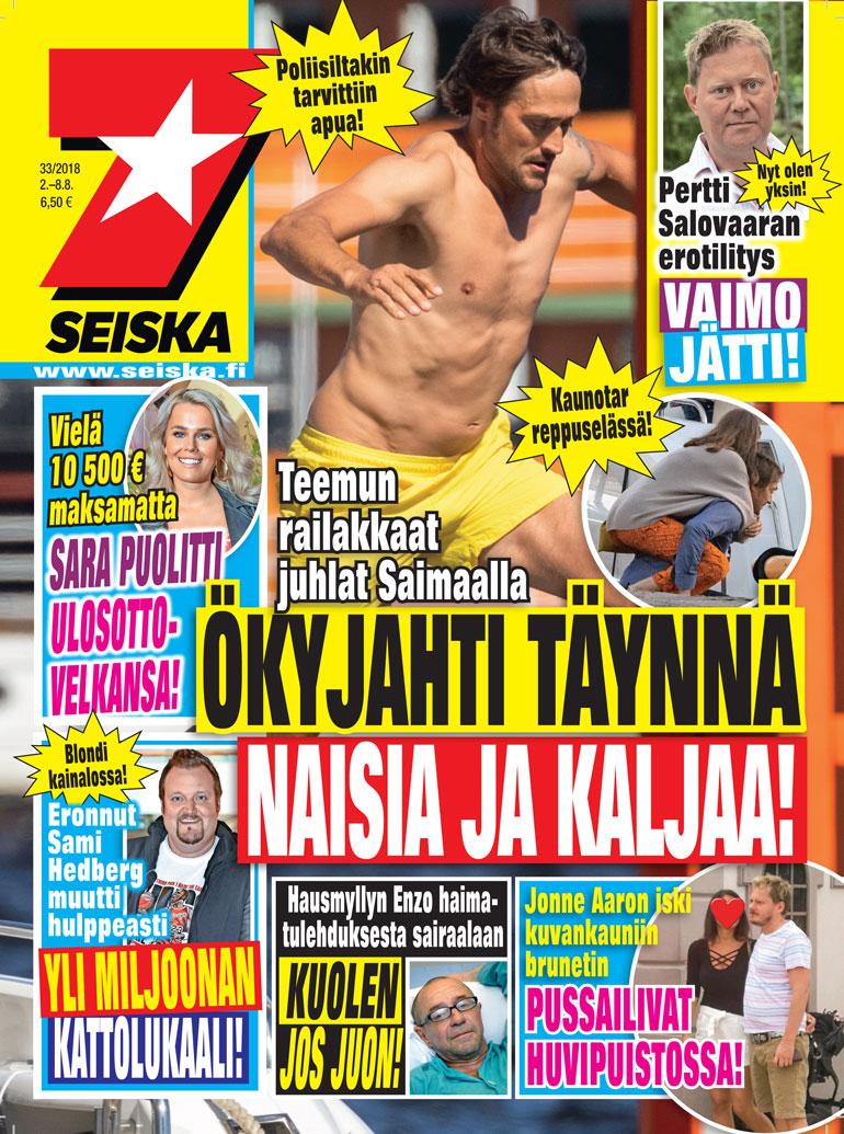 Teemu Selänne Seiskan kannessa.