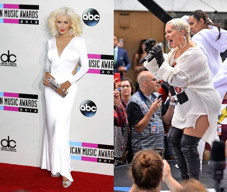 Christina vuonna 2013 ja 2018.