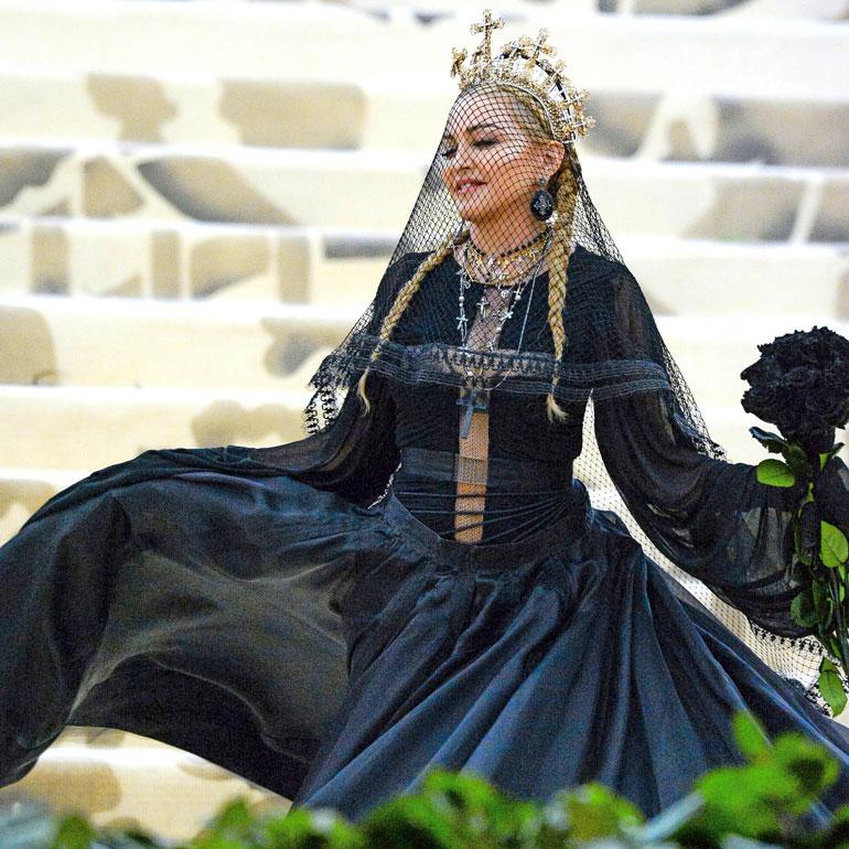 Madonna MET-gaalassa viime toukokuussa.