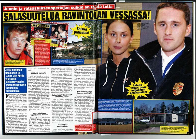 Jenni Dahlman ja Tomas von Rettig