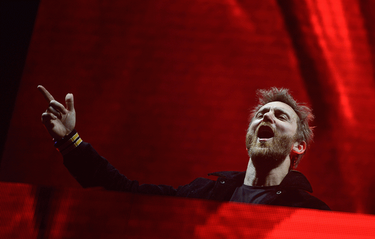 Ranskalainen EDM-tähti David Guetta lukeutuu Weekendin kovimpiin nimiin.
