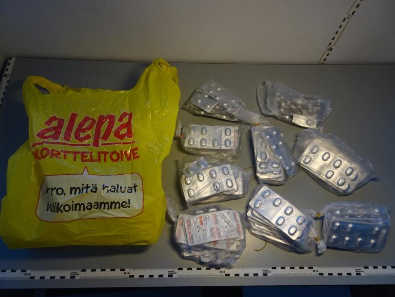 Anderssonin huumejuttuun liittyviä Subutex-tabletteja