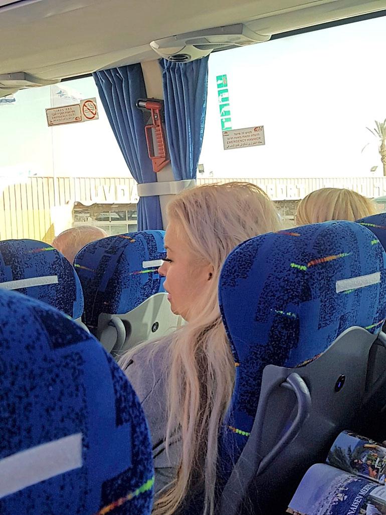 Johanna Tukiainen Israelissa.