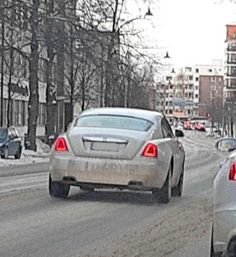 Cheekin Rolls-Royce Lahdessa.