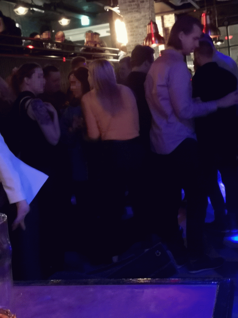Bachelorette Suomesta tuttu Joona Malinen bailasi Kuopion yössä.