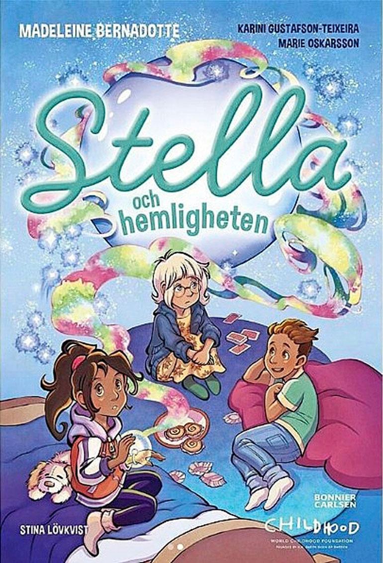 Prinsessa on signeerannut kirjansa tyttönimellään Madeleine Bernadotte. Stella-kirja päässee Ruotsin myydyimpien lastenkirjojen joukkoon nopeasti.