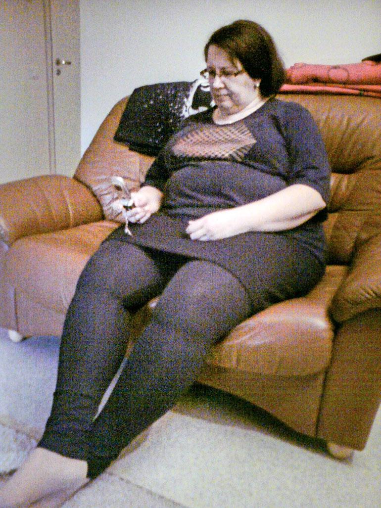 Pahimmillaan Marita painoi 135 kiloa.
