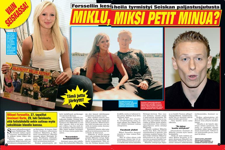 Annimari Korte ja Mikael Forssell