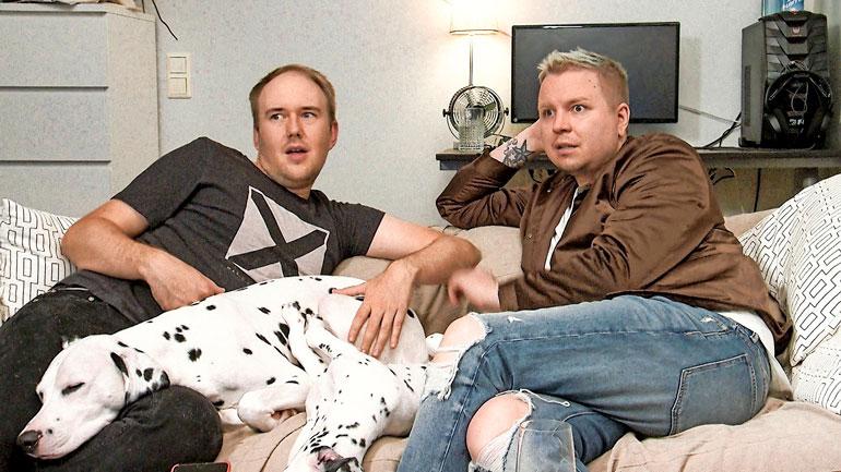 Jarnon ja Pertun tähdittämää Sohvaperunat-sarjaa on esitetty jo seitsemän tuotantokautta.