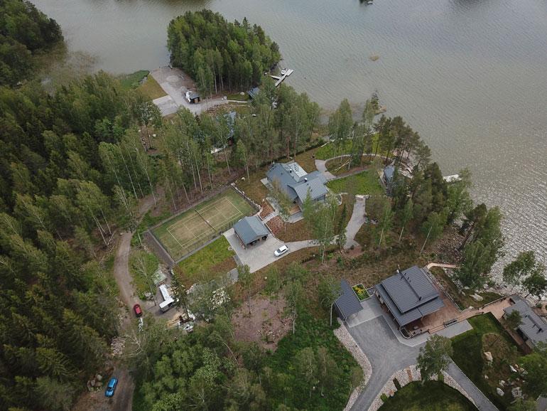 NHL-tähden upea rantatontti sijaitsee Kangasalla.
