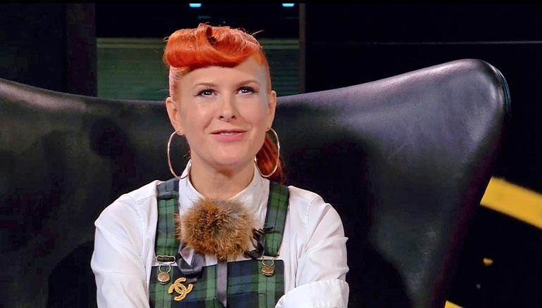 Emelie Björnberg luo uraa muotisuunnittelija ja pyörittää omaa muotiliikettä Helsingissä. Kuva on Nelosen Ruudussa nähtävästä Loop Looks -ohjelmasta.
