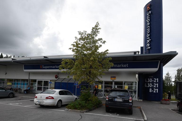 Tässä Siilinjärven K-supermarketissa pelattiin voittokierros.