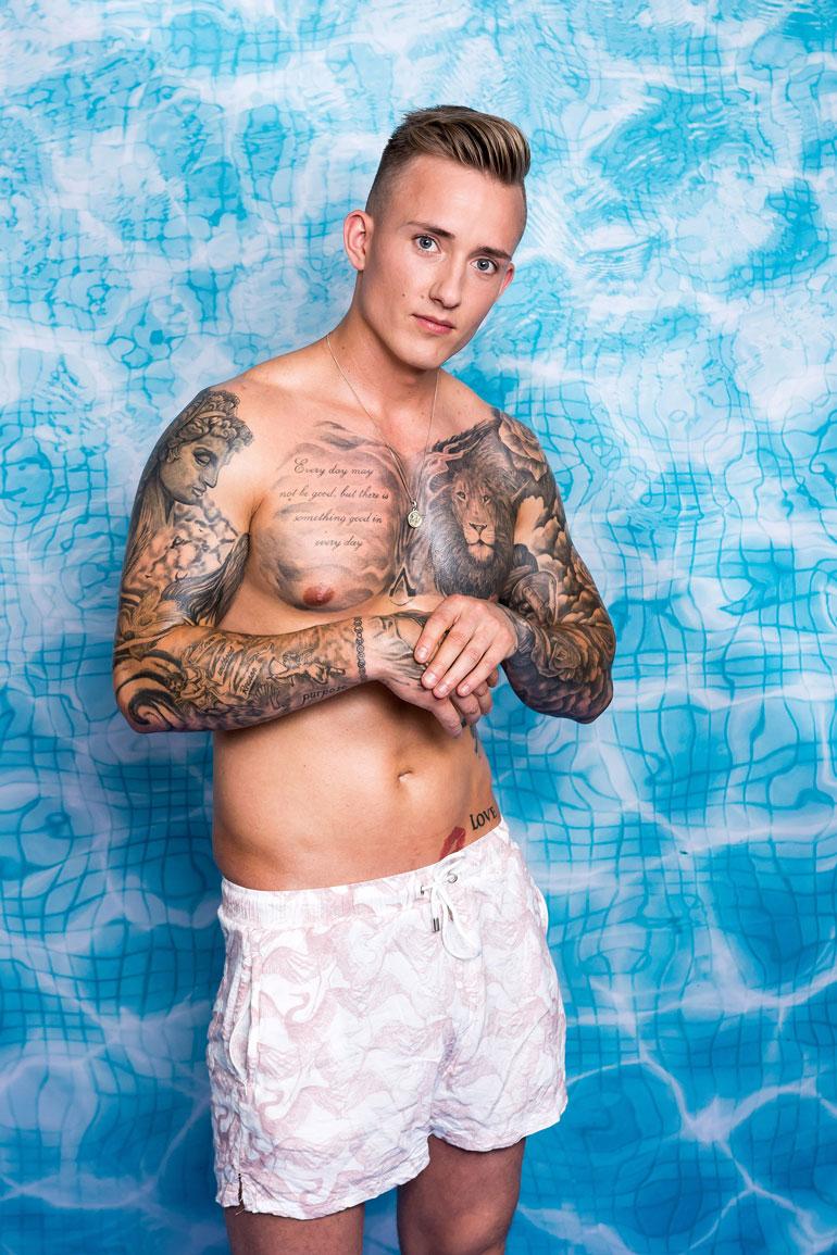 Ville Toivonen on tuttu Love Island -ohjelmasta.