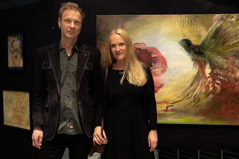 Ismo ja Johanna esiintyivät medialle yhdessä toukokuussa 2018 Ismo Alanko -festivaaleilla.