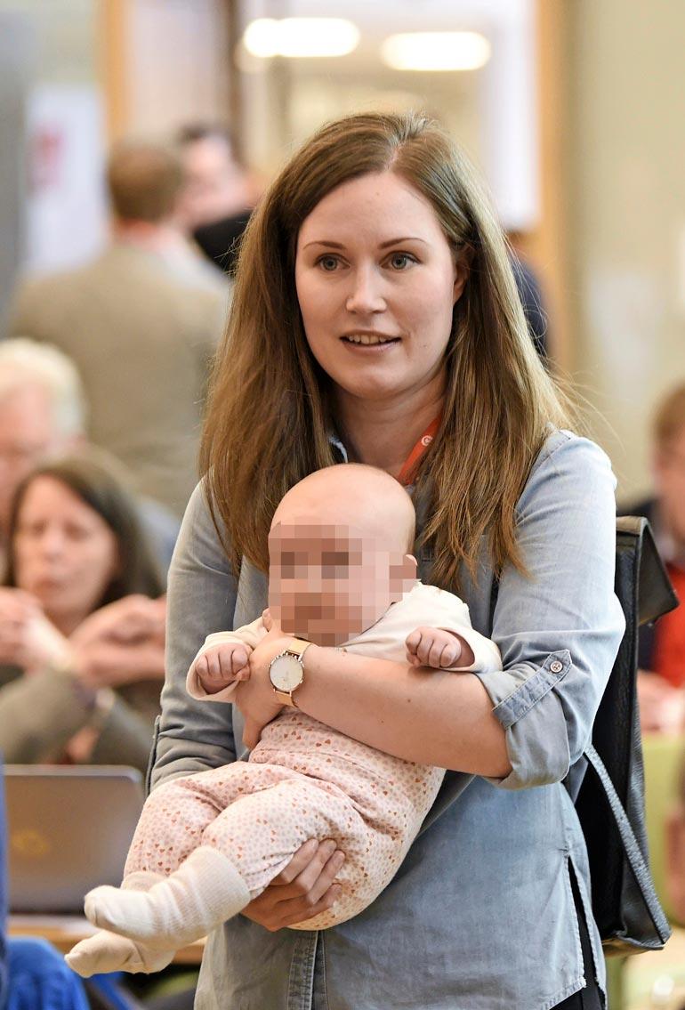 Sannan tytär Emma on nyt 1-vuotias.