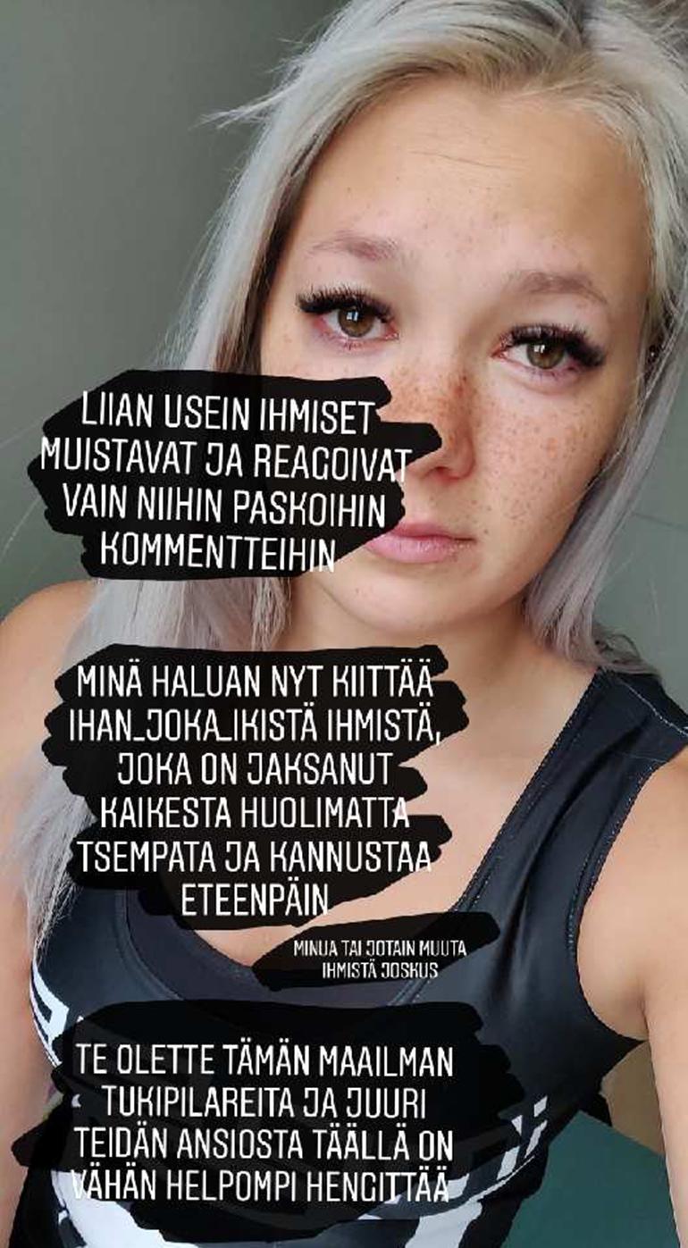 Miran avautuminen somessa