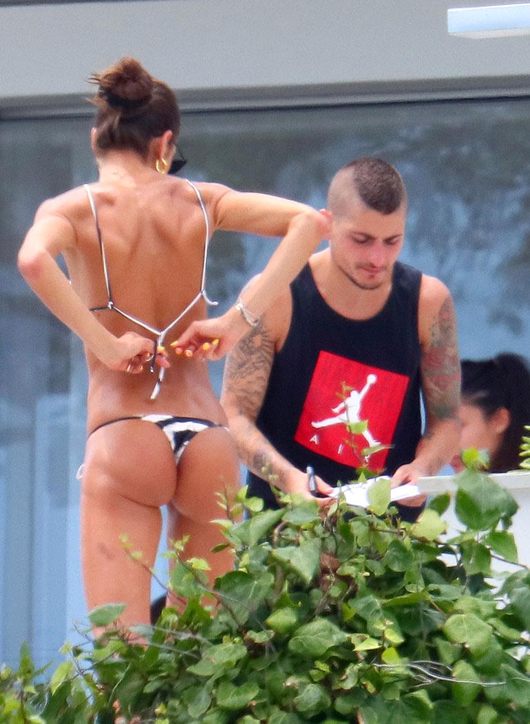 Izabelle Goulart bikinit Marco Verratti Saint-Tropez 2