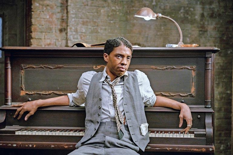 Parhaaksi miesnäyttelijäksi ehdolla olleen Chadwick Bosemanin viimeinen rooli nähtiin Ma Rainey´s Back Bottomissa.