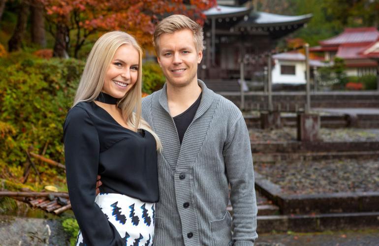 Seiska vei Alinan tapaamaan poikaystäväänsä Japaniin vuonna 2018.