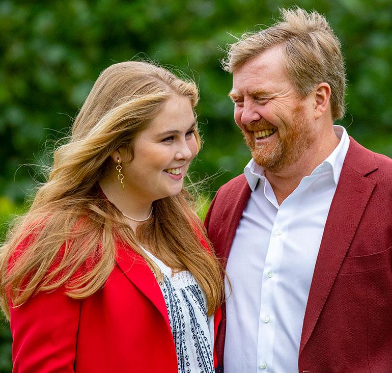 Kuningas Willem-Alexander ja kruununprinsessa Amalia