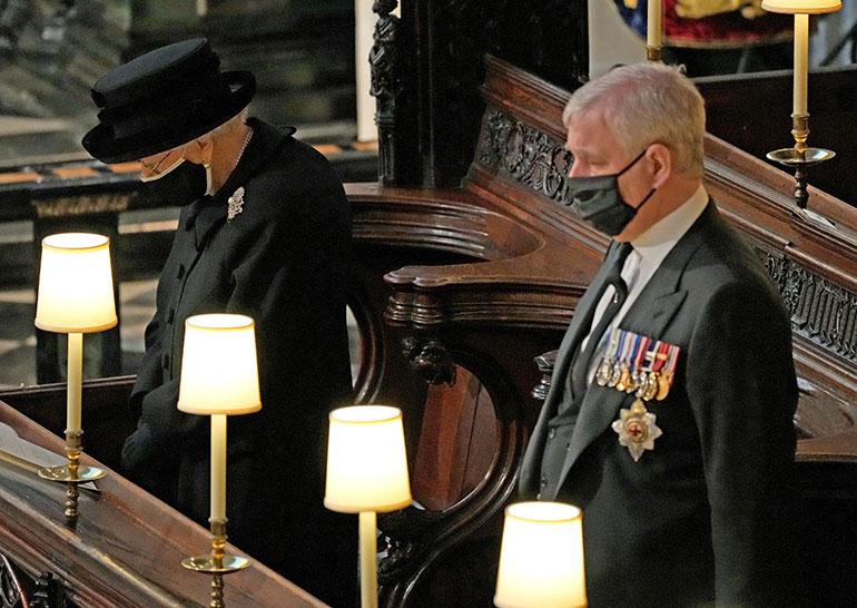 Kuningatar Elisabet ja prinssi Andrew