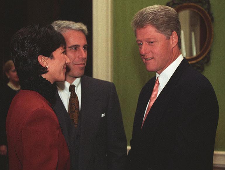 Bill Clinton, Jeffrey Epstein ja Ghislane Maxwell