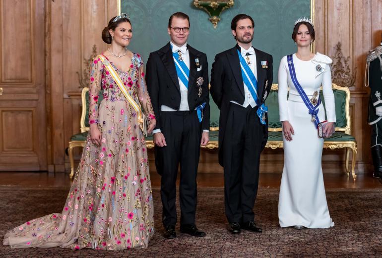 kruununprinsessa Victoria, prinssi Daniel, prinssi Carl Philip. prinsessa Sofia