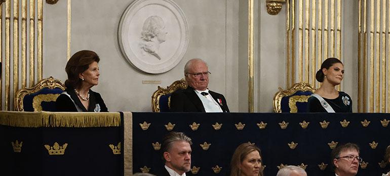 Ruotsin hallitsijapari Kaarle Kustaa ja Silvia sekä kruununprinsessa Victoria