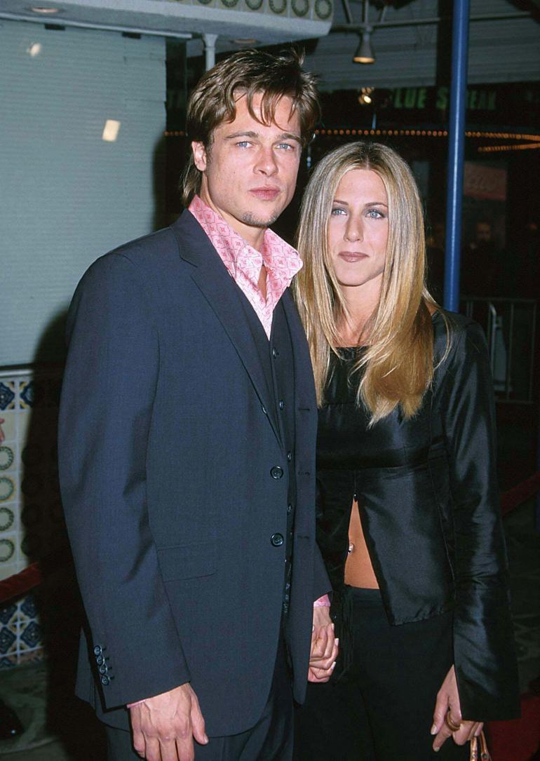Brad Pitt ja Jennifer Aniston.