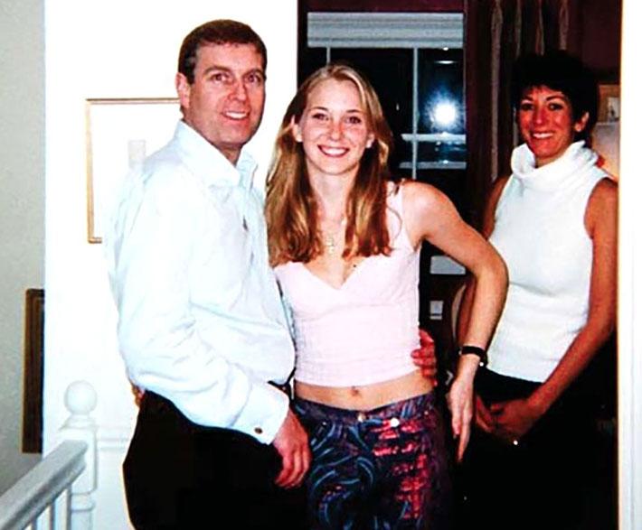 Prinssi Andrew, Virginia Roberts ja Ghislaine Maxwell
