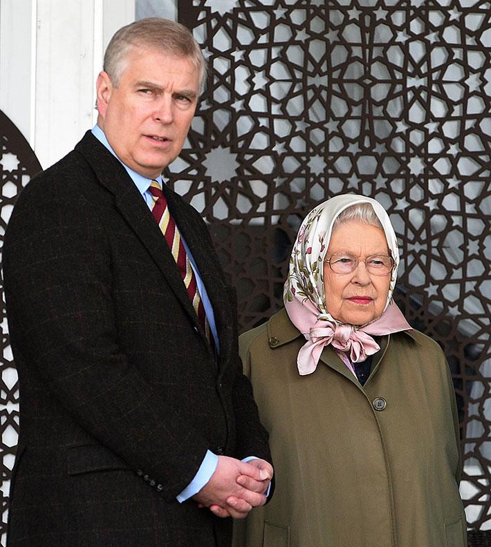 Prinssi Andrew ja kuningatar Elisabet