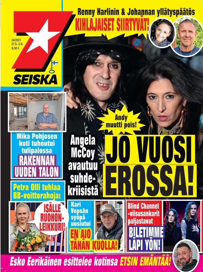 SEISKA 24/2021 Angelan erohakemus tuli julki juhannuksen tienoilla.