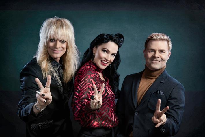 Tähtivalmentajat Michael Monroe, Tarja Turunen ja Ressu Redford tukevat senioreita uudessa laulukilpailussa.