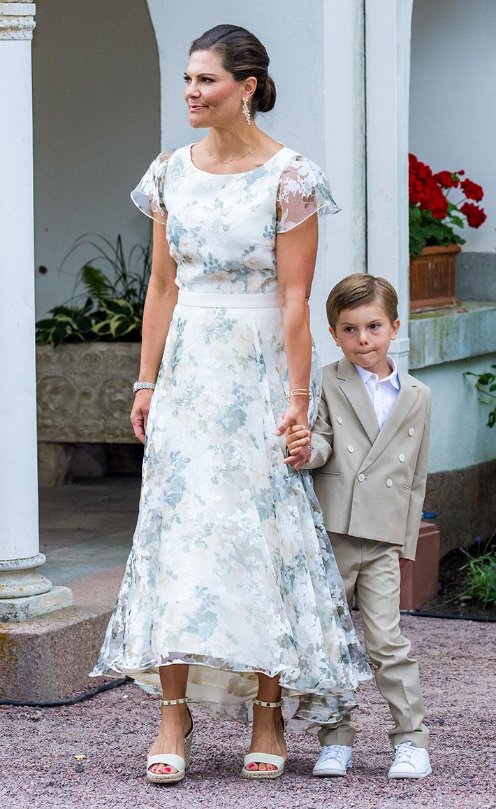 Ruotsin kruununprinsessa Victoria ja prinssi Oscar