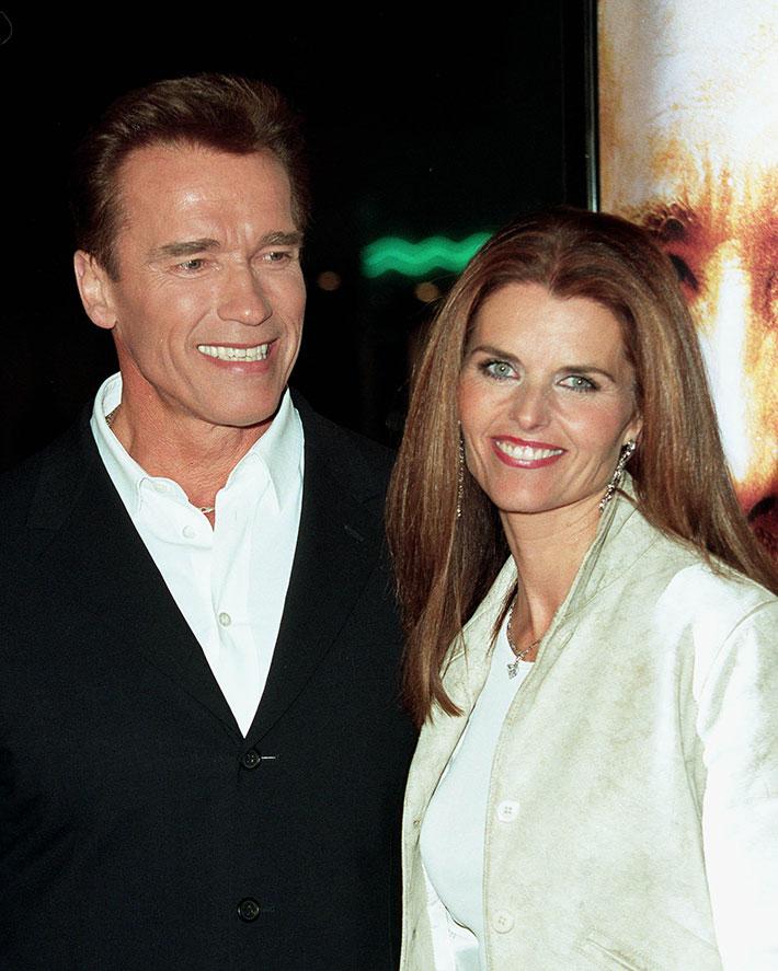 Arnold Schwarzenegger ja Maria Shriver