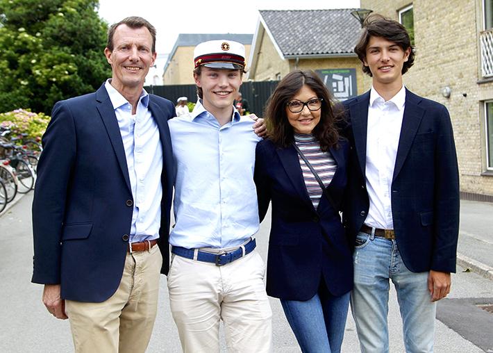 Tanskan prinssit Joachim, Nikolai ja Felix sekä kreivitär Alexandra